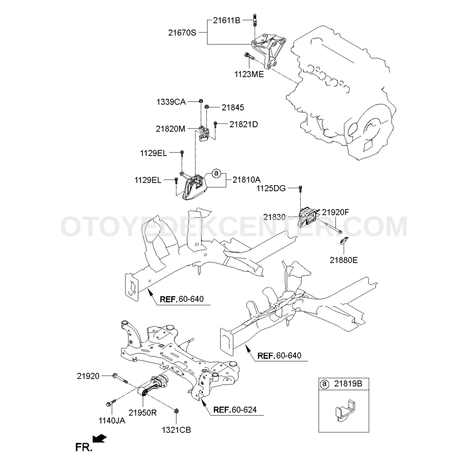 ARKA MOTOR TAKOZU | 21950-F2000 — Görsel 3