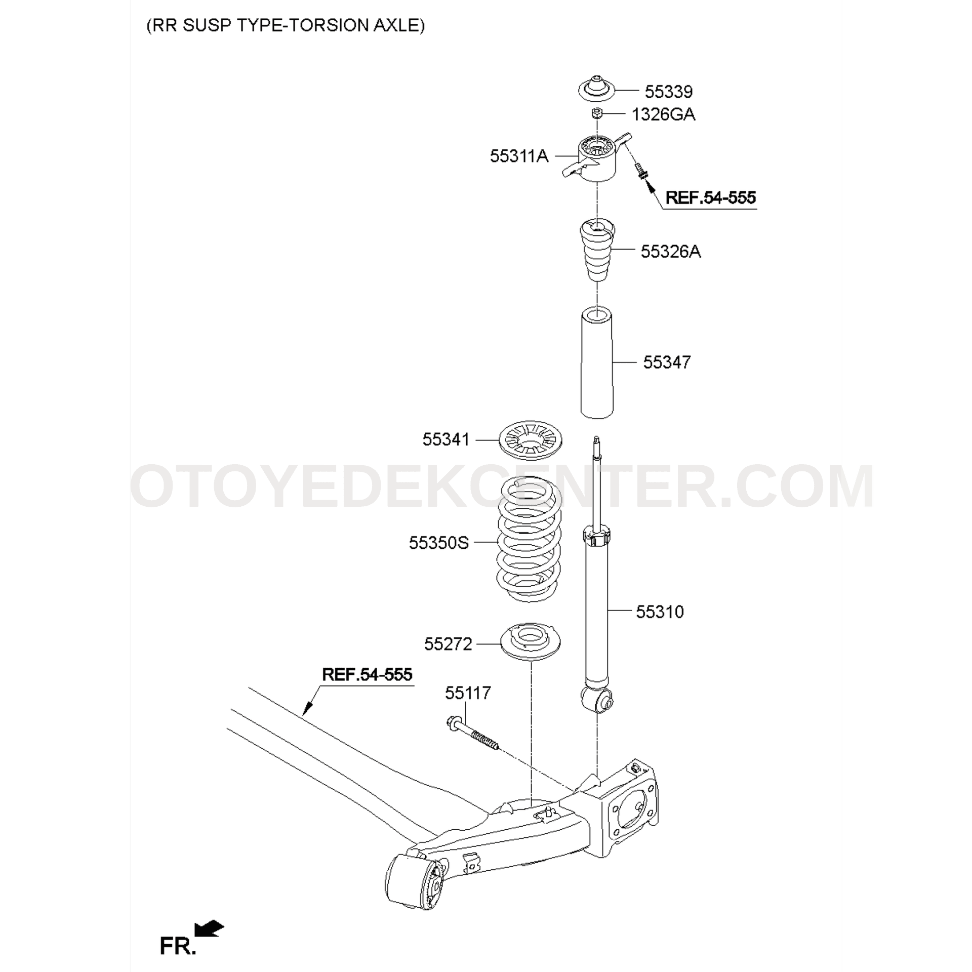 ARKA AMÖRTİSÖR | 55310-M6000 — Görsel 4